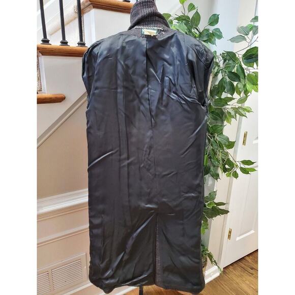 Harve' Benard Women's Gray 100% Wool Long Sleeve Buttons Front Trench Coat XL - Picture 7 of 11